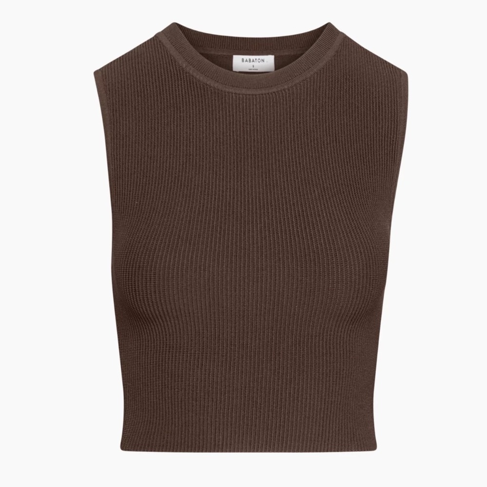 Aritzia - Sculpt Knit Muscle Tank
Ribbed crew-neck tank
